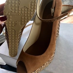 Jimmy Choo wedge sandals brand NEW size 40 like 9